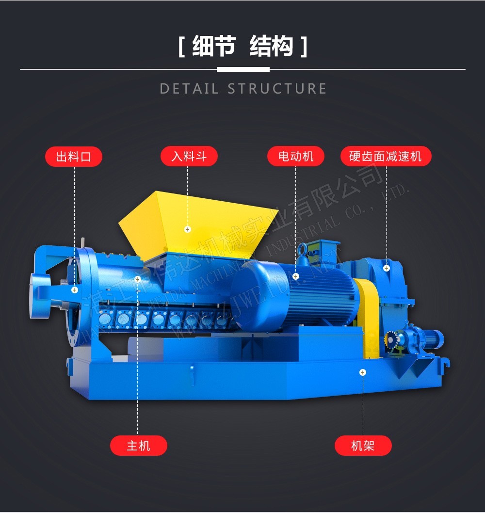 單螺旋破膠擠洗機(jī)